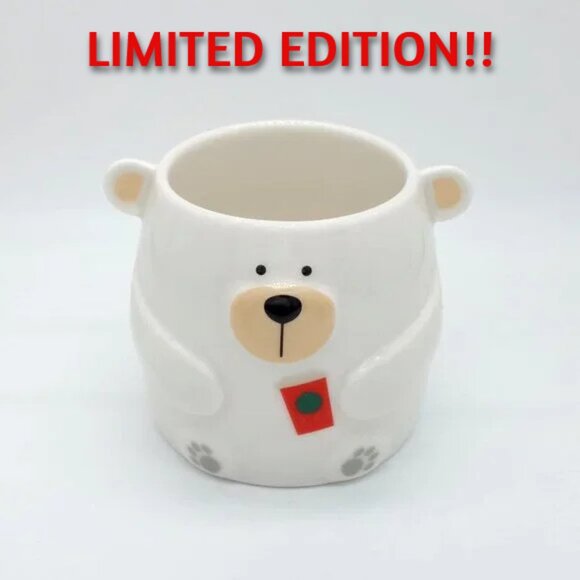 Starbucks Bearista Limited Edition Polar Bear Coffee Tea Mug 10oz - Picture 1 of 7